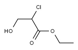 ethyl 2-chloro-3-hydroxypropionate Structure