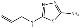 1,3,4-Thiadiazole,  2-(allylamino)-5-amino-  (7CI) Structure