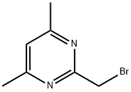 Pyrimidine, 2-(bromomethyl)-4,6-dimethyl- (9CI) Structure