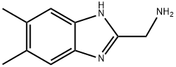 1H-Benzimidazole-2-methanamine,5,6-dimethyl-(9CI) Structure