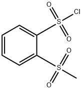 2-甲基磺酰苯磺酰氯 结构式