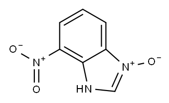 1H-Benzimidazole,  7-nitro-,  3-oxide Structure
