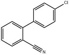 2-(4-Chlorophenyl)benzonitrile, 89346-58-7, 结构式