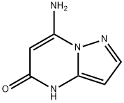 7-アミノピラゾロ[1,5-A]ピリミジン-5-オール 化学構造式