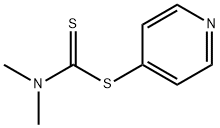 Carbamodithioic acid, dimethyl-, 4-pyridinyl ester (9CI) Structure