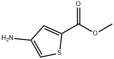 4-アミノチオフェン-2-カルボン酸メチル 化学構造式