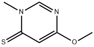 4(3H)-Pyrimidinethione,  6-methoxy-3-methyl- Structure