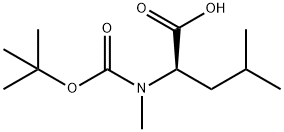 N-叔丁氧羰基-N-甲基-D-亮氨酸, 89536-84-5, 结构式