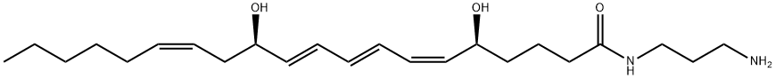 LEUKOTRIENE B4-3-AMINOPROPYLAMIDE Structure