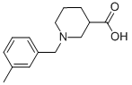 1-(3-METHYLBENZYL)PIPERIDINE-3-CARBOXYLIC ACID Structure