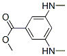 Benzoic acid, 3,5-bis(methylamino)-, methyl ester (9CI) Structure