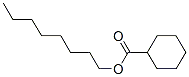 シクロヘキサンカルボン酸オクチル 化学構造式