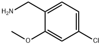 5-氯-2-甲氧基苄胺, 896127-80-3, 结构式