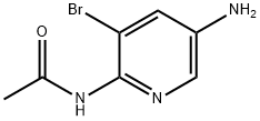 N-(5-Amino-3-bromopyridin-2-yl)acetamide 结构式