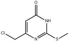 6-(CHLOROMETHYL)-2-(METHYLTHIO)PYRIMIDIN-4(3H)-ONE 结构式