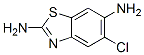 Benzothiazole, 2,6-diamino-5-chloro- (7CI) Structure