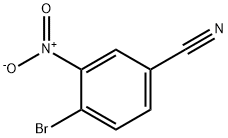 4-BROMO-3-NITROBENZONITRILE Structure