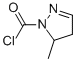 1H-Pyrazole-1-carbonyl chloride, 4,5-dihydro-5-methyl- (9CI) Structure
