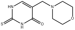 5-(morpholinomethyl)-2-thioxo-2,3-dihydro-4(1H)-pyrimidinone Structure