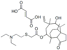 延胡索酸泰妙菌素, 89708-74-7, 结构式