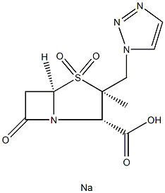 タゾバクタムナトリウム 化学構造式