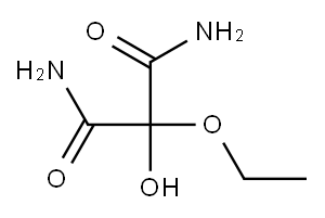 Tartronamide,  2-ethoxy-  (7CI) 结构式