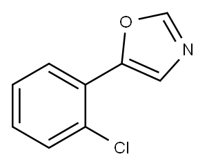 5-(2-CHLOROPHENYL)OXAZOLE Structure