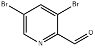 3,5-二溴吡啶-2-甲醛, 898559-25-6, 结构式