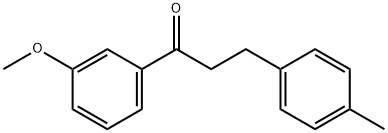 3'-メトキシ-3-(4-メチルフェニル)プロピオフェノン 化学構造式