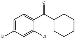 シクロヘキシル2,4-ジクロロフェニルケトン 化学構造式