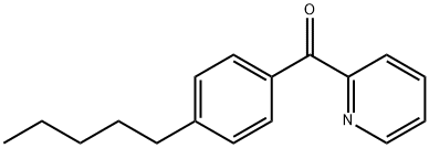 2-(4-ペンチルベンゾイル)ピリジン 化学構造式