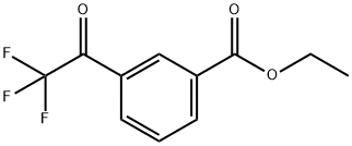 3'-カルボエトキシ-2,2,2-トリフルオロアセトフェノン 化学構造式