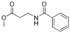 N-苯甲酰基-BETA-丙氨酸甲酯 结构式