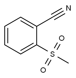 2-(Methylsulfonyl)benzonitrile Structure