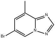 6-溴-8-甲基-[1,2,4]三唑并[1,5-A]吡啶 结构式