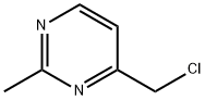Pyrimidine, 4-(chloromethyl)-2-methyl- (9CI) Structure