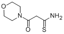 3-モルホリノ-3-オキソプロパンチオアミド 化学構造式