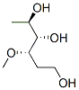 3-O-Methyl-2,6-dideoxy-D-xylo-hexose Struktur