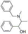alpha-[1-(methylbenzylamino)ethyl]benzyl alcohol Struktur