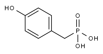 4-Hydroxybenzylphosphonic acid Struktur