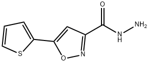 5-噻吩-2-基-异恶唑-3-酰肼 结构式