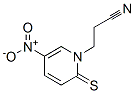1(2H)-Pyridinepropionitrile,  5-nitro-2-thioxo-  (7CI) 结构式