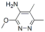 Pyridazine,  4-amino-3-methoxy-5,6-dimethyl-  (7CI) 结构式