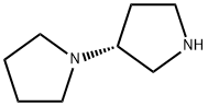 (3R)-3-(吡咯烷基)吡咯烷 结构式