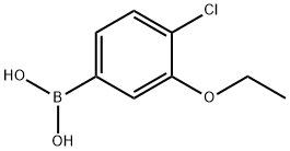 4-氯-3-乙氧基苯硼酸 结构式