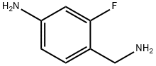 4-(氨基甲基)-3-氟苯胺 结构式