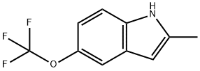 2-甲基-5-(三氟甲氧基)-1H-吲哚 结构式