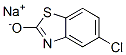 Sodium 5-chlorobenzothiazole-2-olate 结构式