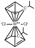 双(丙基环戊二基)氯化钨(Ⅵ 结构式