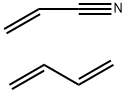 アクリロニトリル/ブタジエン共重合体(33/67) 化学構造式